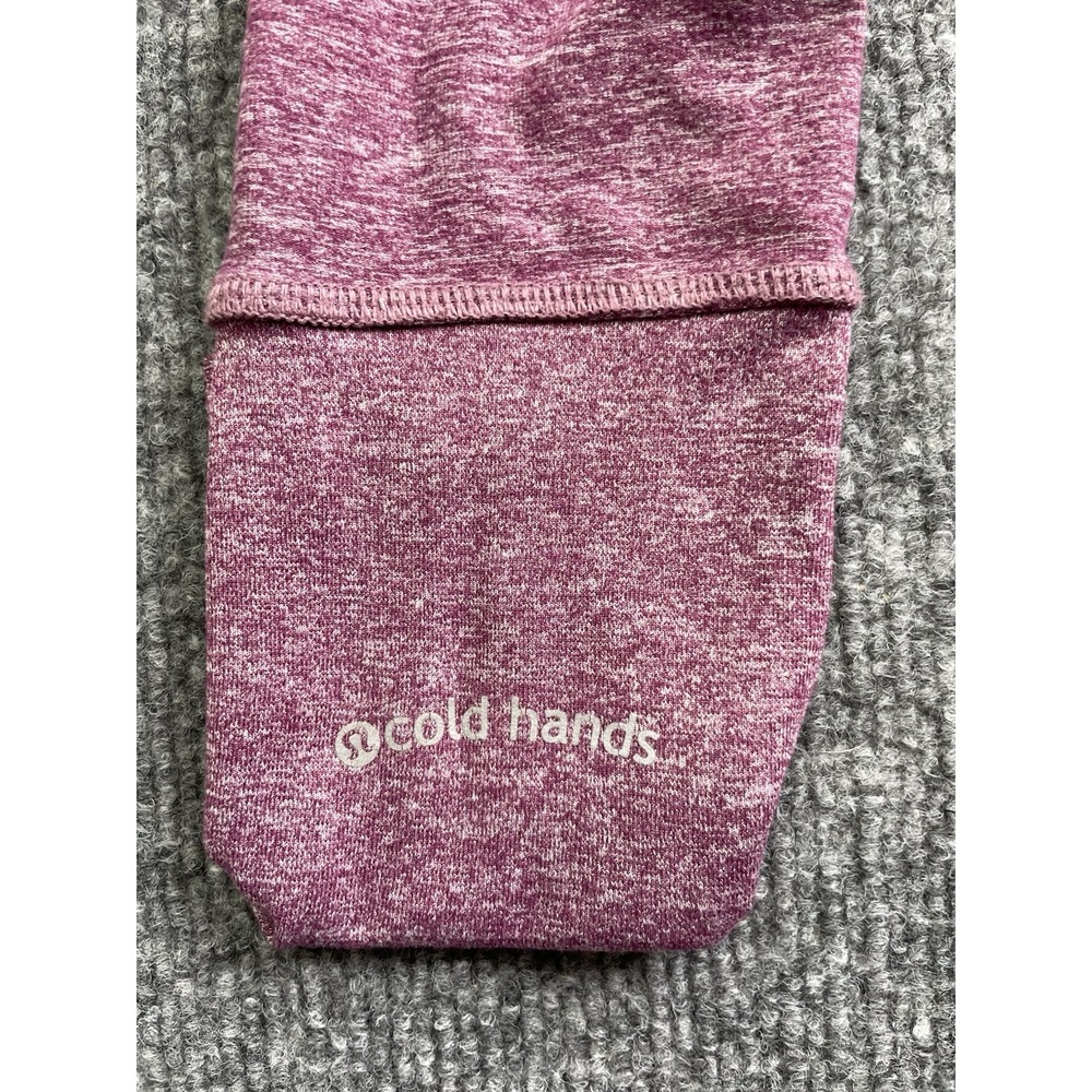 Lululemon Pullover Women's 6 Run Your Heart Out Half Zip Heathered Plum - Picture 7 of 9